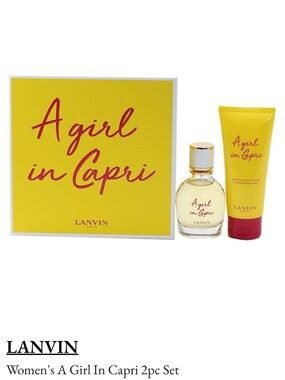 Girl in Capri by Lanvin new gift set